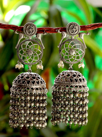 Bold Heritage in Every Swing – Embrace the Opulence of Oxidized Silver Elegance